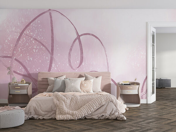Fondo rosa y blanco con una línea Fondo rosa y blanco con una línea