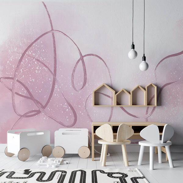 Fondo rosa y blanco con una línea Fondo rosa y blanco con una línea