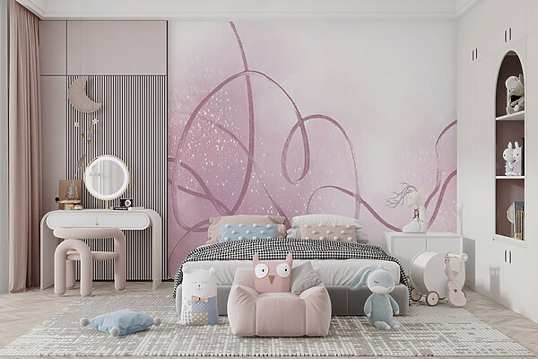 Fondo rosa y blanco con una línea Fondo rosa y blanco con una línea