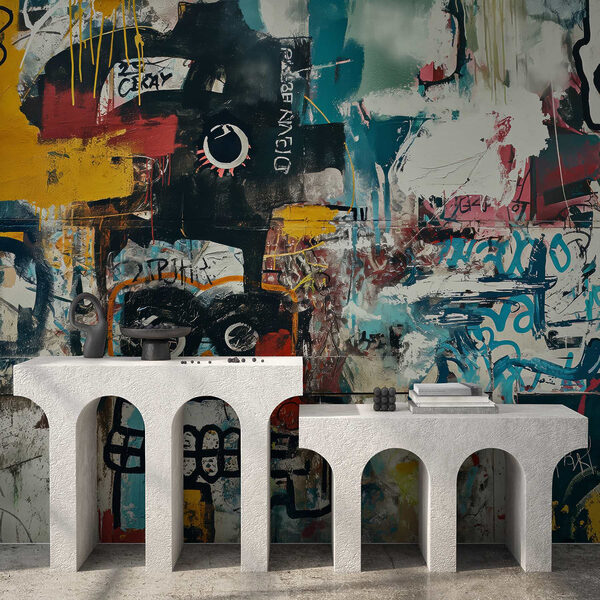 Pared con graffiti Pared con graffiti