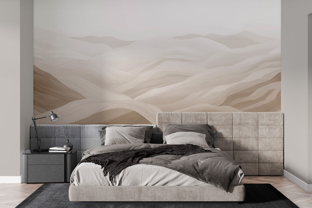White and gray landscape