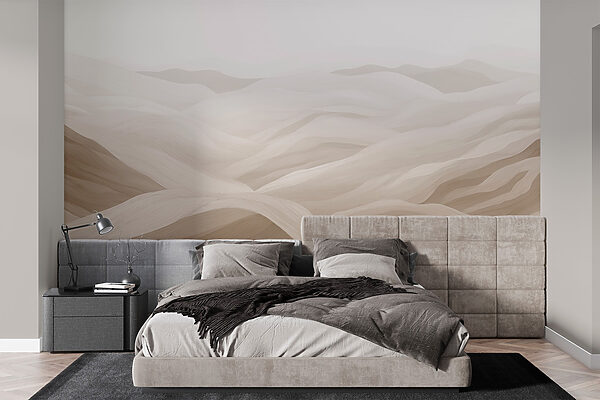 Paisaje blanco y gris Paisaje blanco y gris