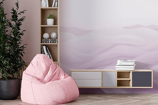 Purple and white landscape