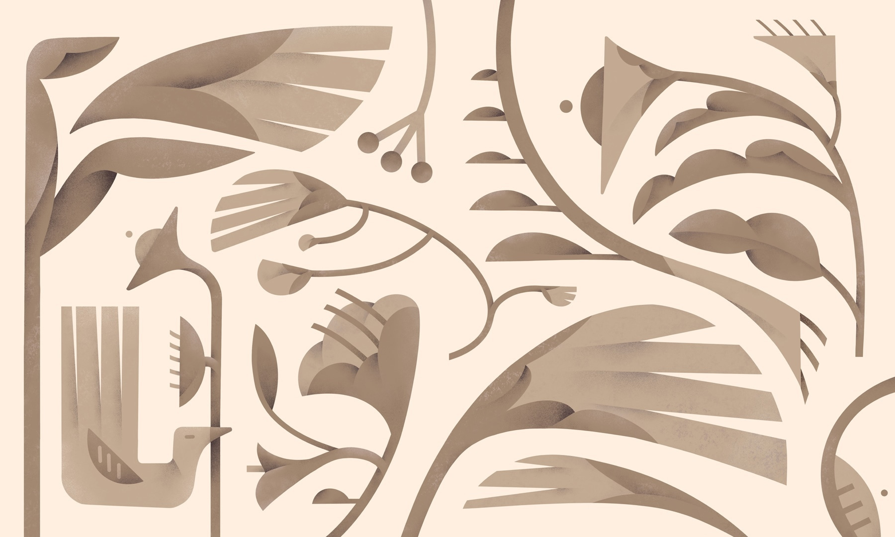 Nature-inspired abstract shapes and forms Nature-inspired abstract shapes and forms