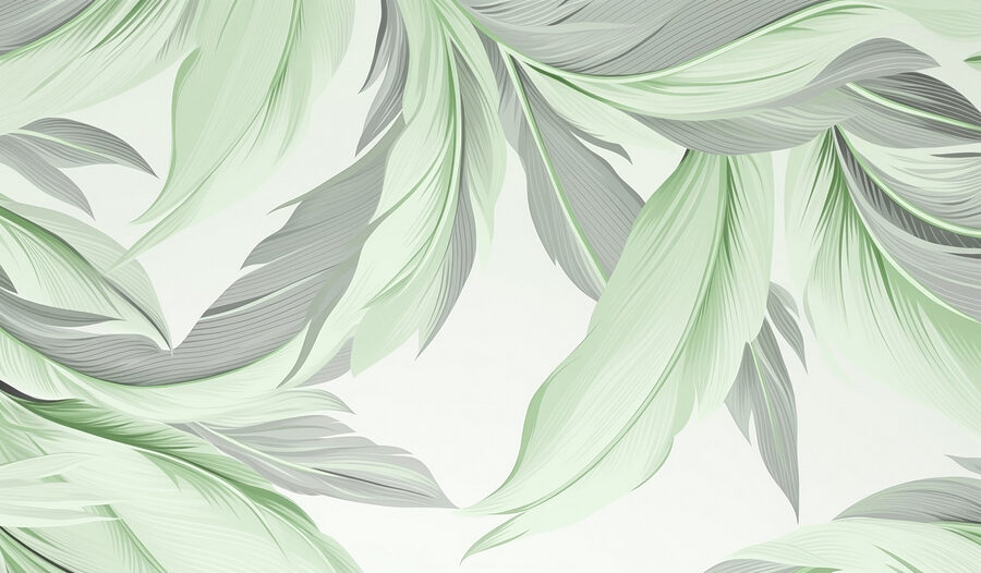 Sereno diseño de follaje verde
