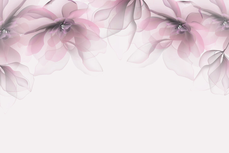 Grupo de flores rosas