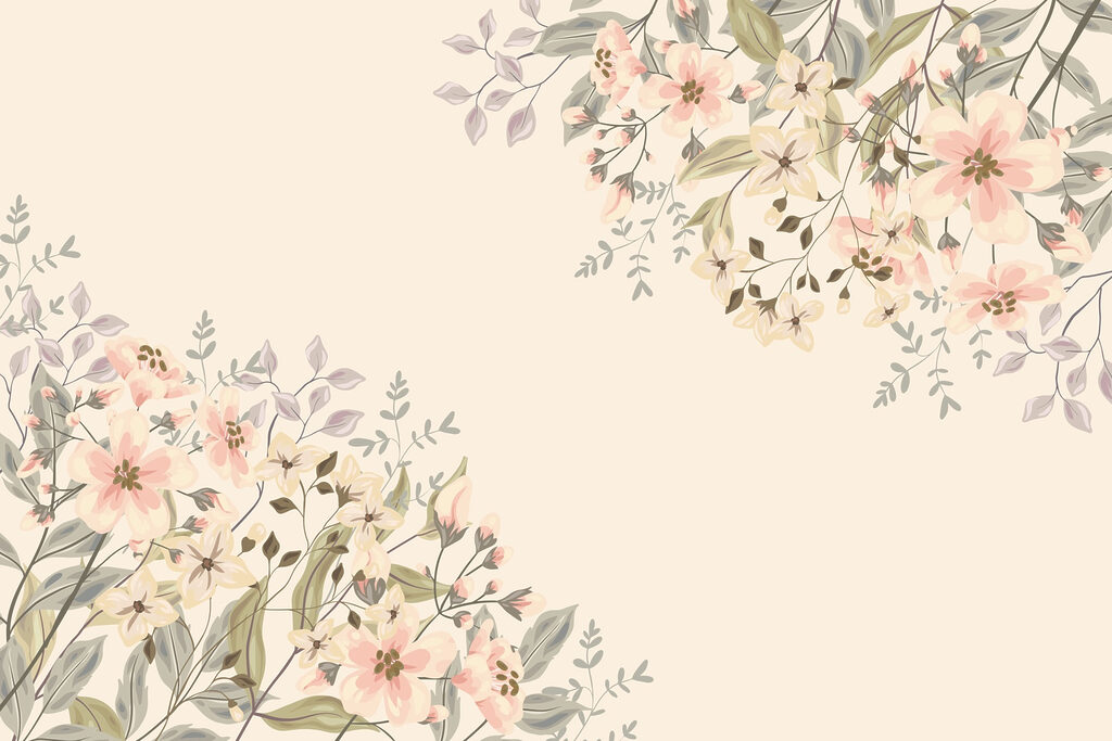 Motivo floral con flores Motivo floral con flores