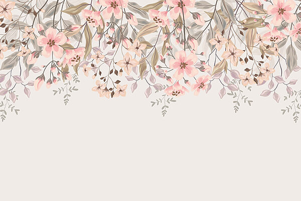 Flores delicadas en tonos suaves Flores delicadas en tonos suaves