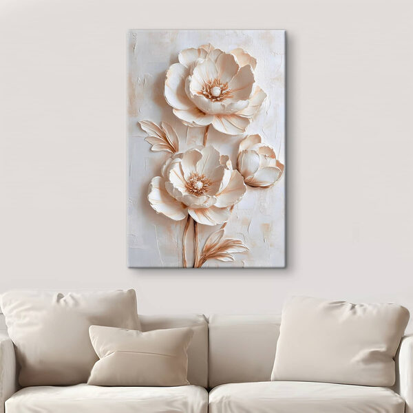 Delicate blooms on textured background Delicate blooms on textured background