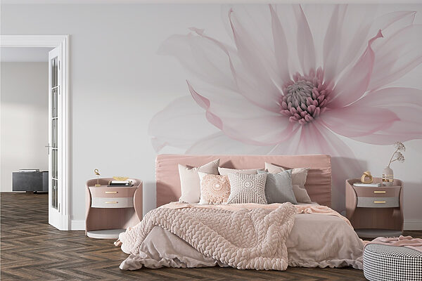 Delicate flower in soft hues
