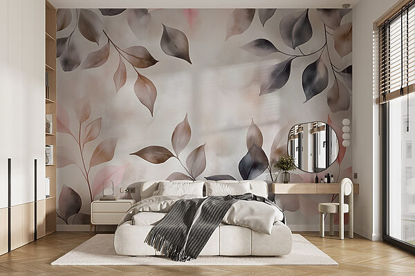 Soft hues dance among gentle leaves
