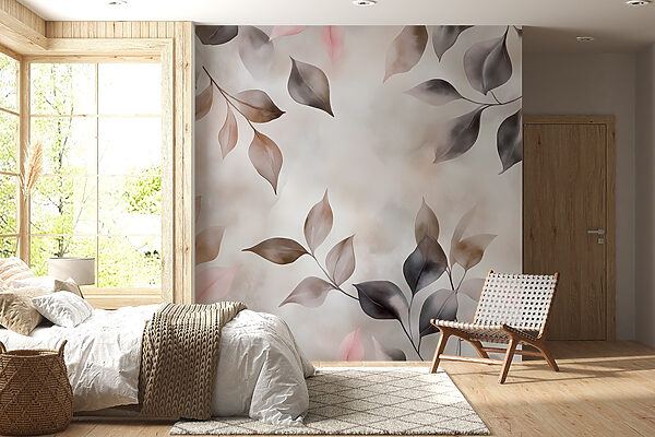 Soft hues dance among gentle leaves