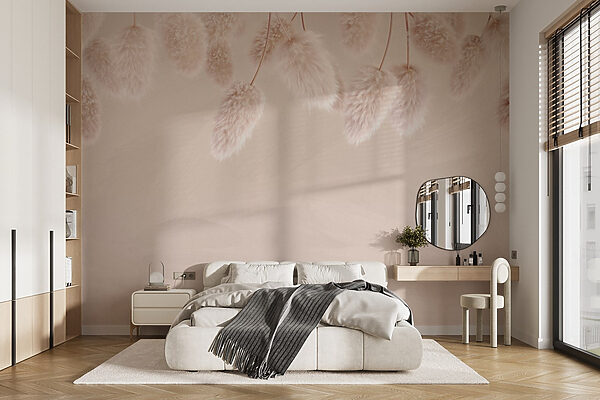 Fotomurales Fotomurales Grupo de flores esponjosas (SKU: w02071)