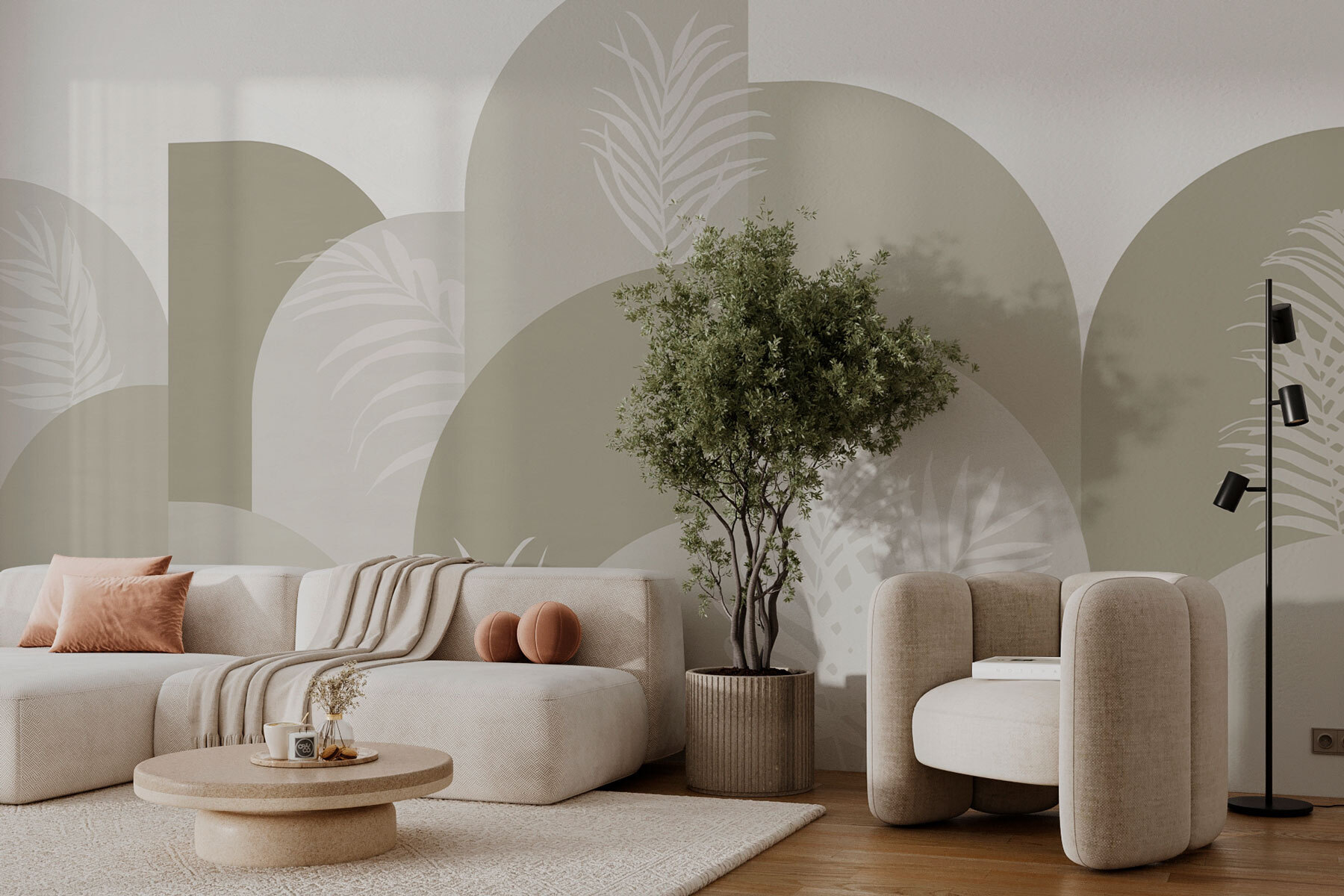 White leaves on a gray background White leaves on a gray background