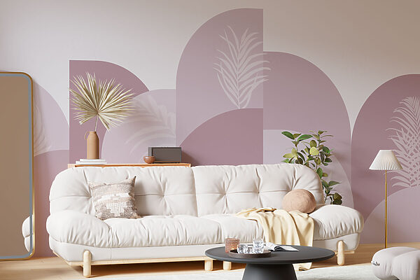 Pink and white graphic design