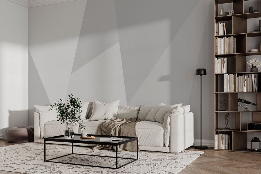 Fondo blanco y gris