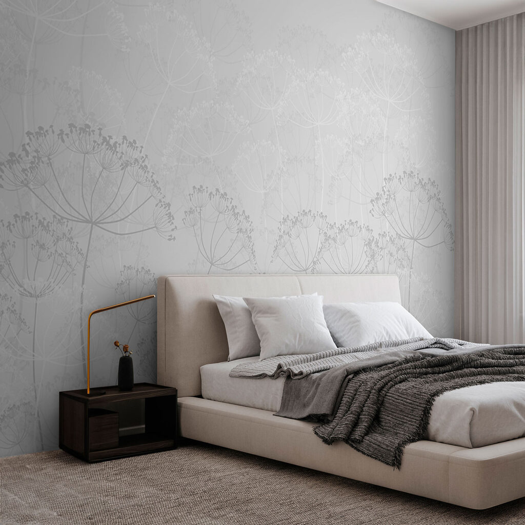White flower pattern
