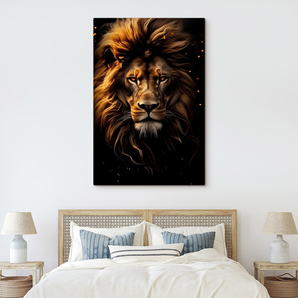 Lion with long mane Lion with long mane