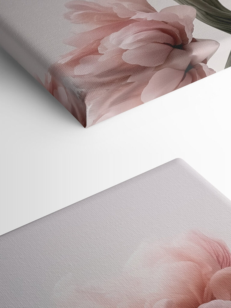 Delicate blooms in soft pastel hues