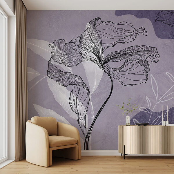 Dibujo de una flor Dibujo de una flor