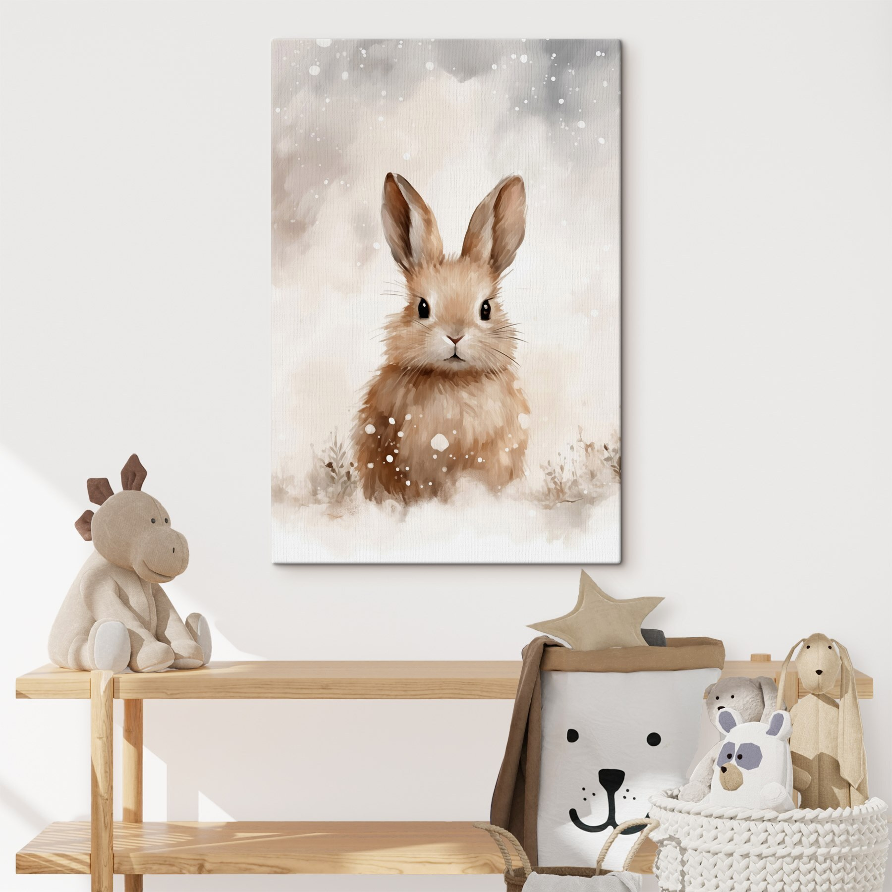 Rabbit in the snow Rabbit in the snow
