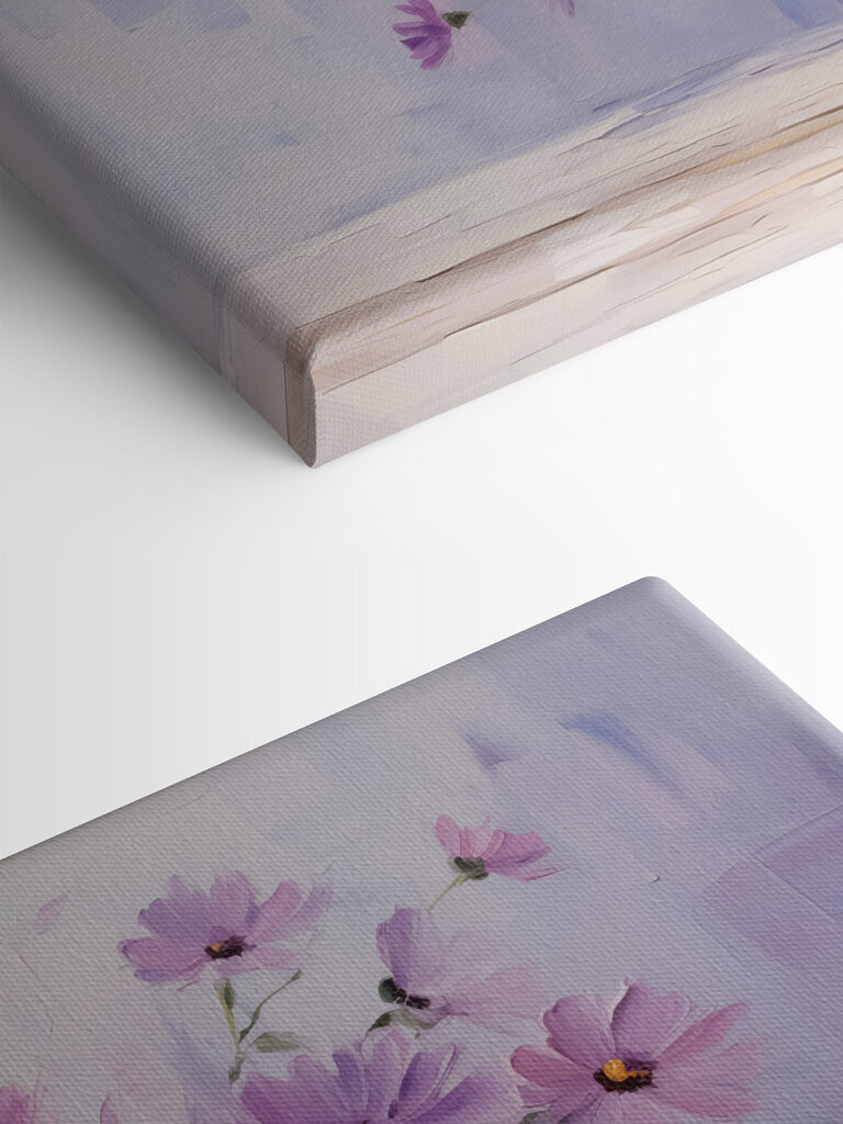 Painting of flowers in a vase Painting of flowers in a vase