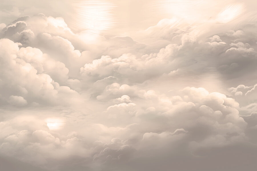 Suaves nubes surcando el cielo Suaves nubes surcando el cielo