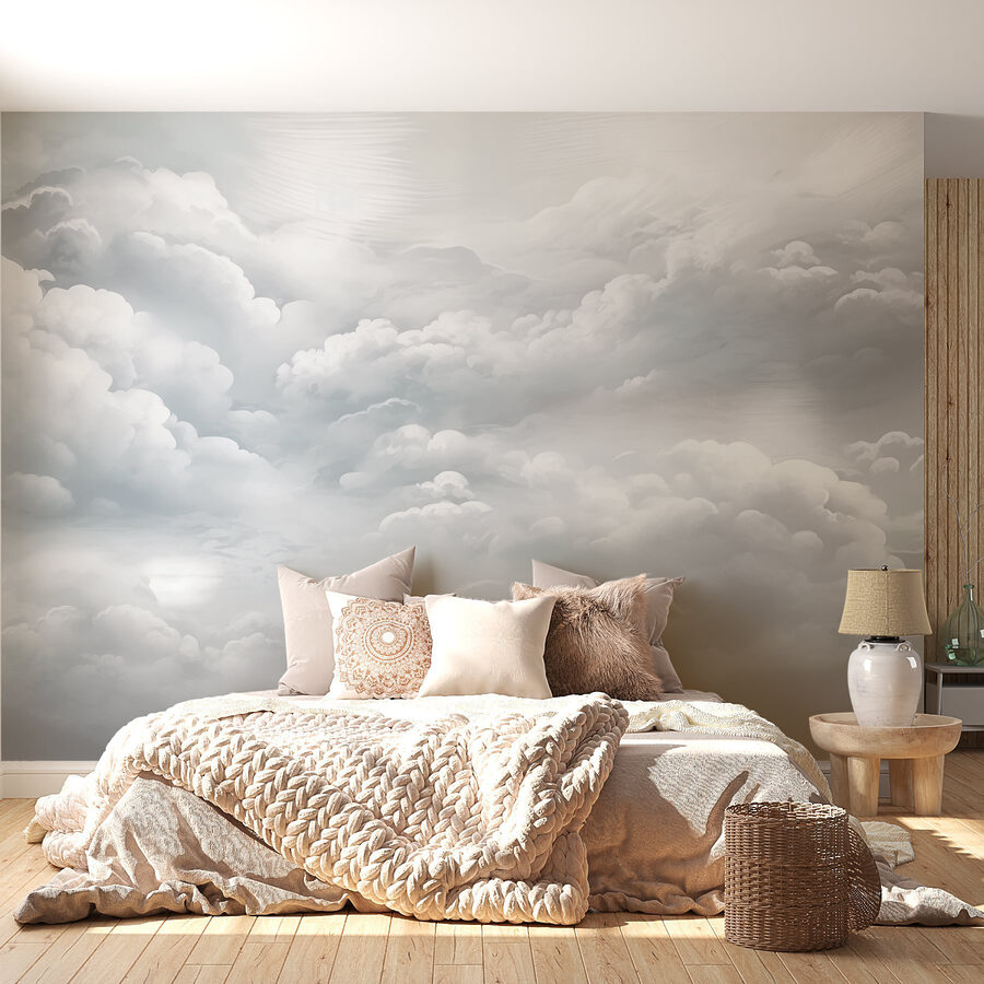 Cielo nublado con muchas nubes