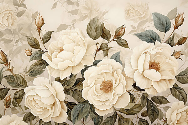 Flores suaves en tonos suaves Flores suaves en tonos suaves