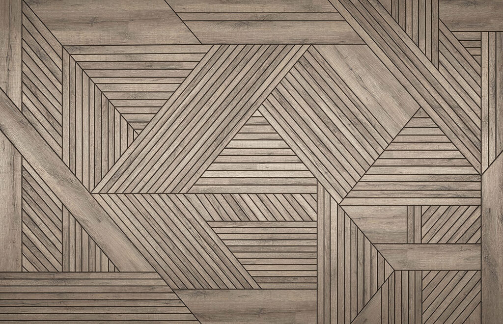 Suelo de madera con dibujo Suelo de madera con dibujo