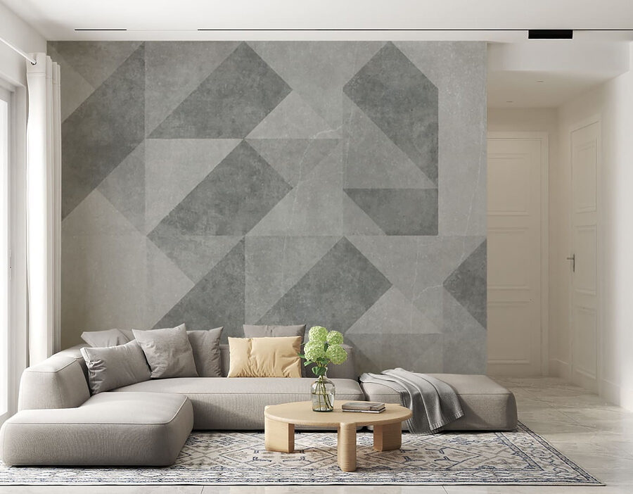 Azulejos grises y blancos
