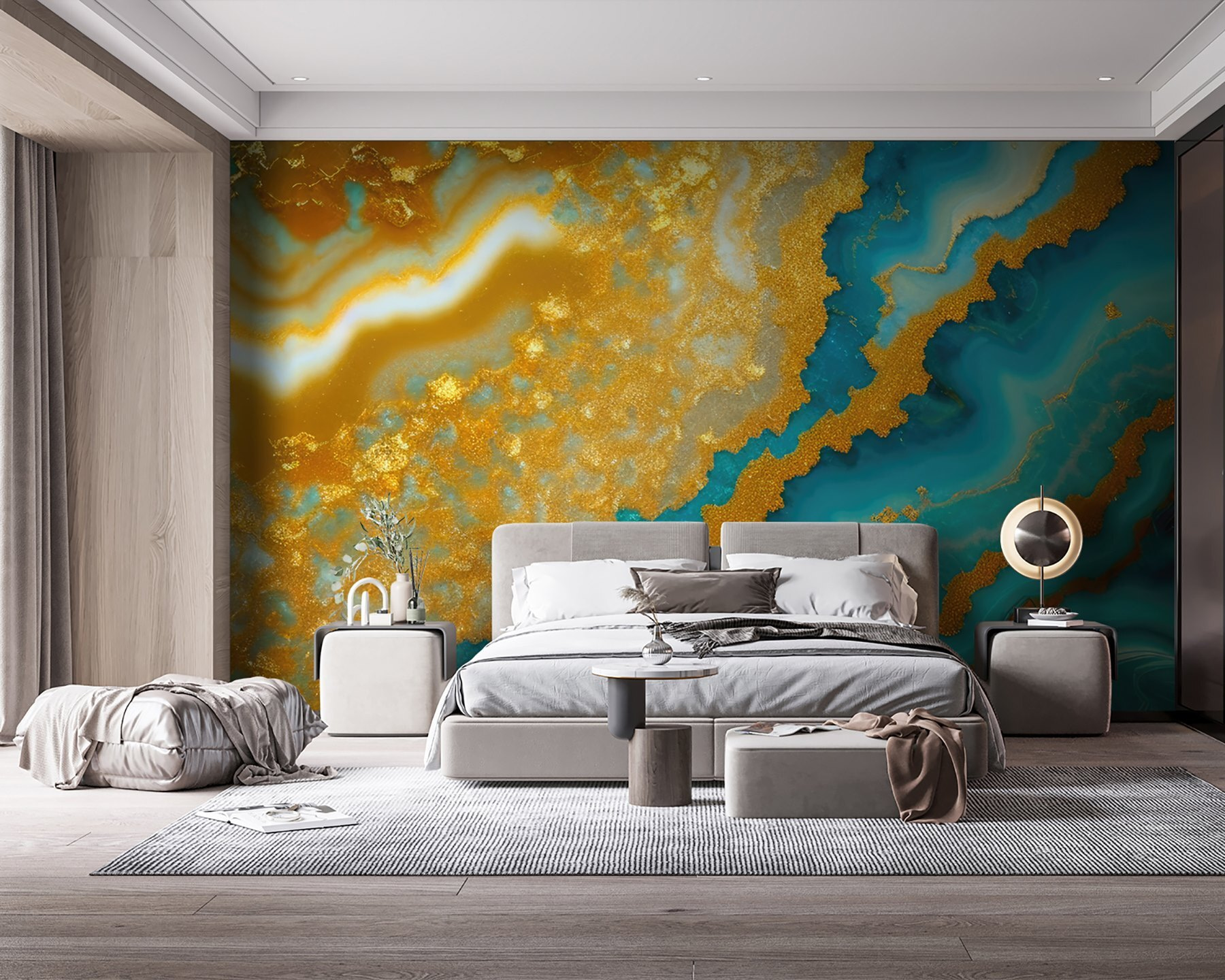 Flowing patterns in vibrant colors Flowing patterns in vibrant colors