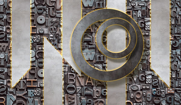 Grupo de letras en una pared Grupo de letras en una pared