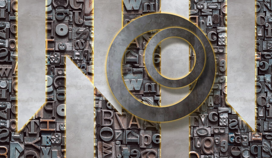 Grupo de letras en una pared