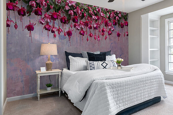 Fotomurales Fotomurales Grupo de flores rosas (SKU: w02132)