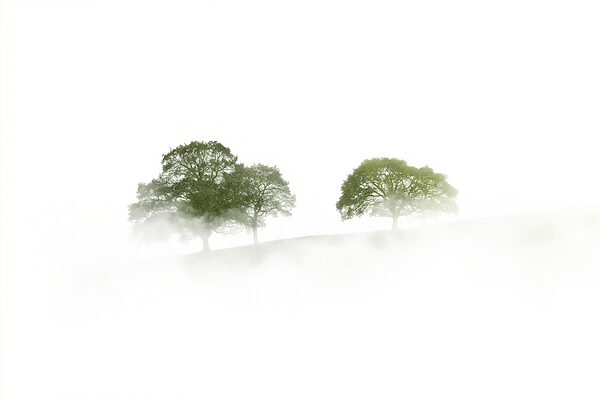 Árboles en la niebla Árboles en la niebla