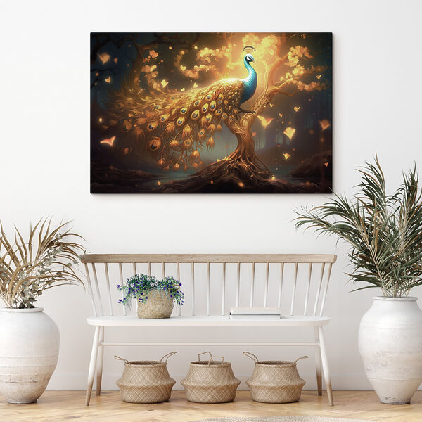Peacock on a tree