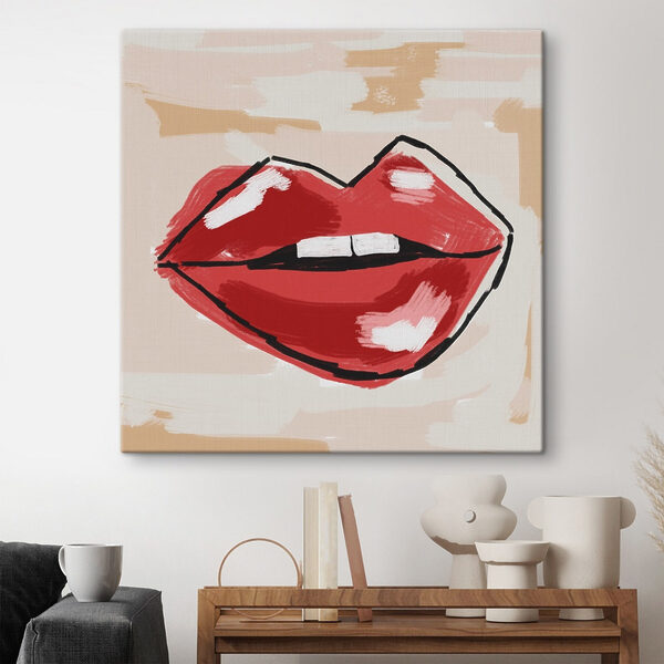 Cuadros Dibujo de unos labios rojos (SKU: s41610) Cuadros Cuadros Dibujo de unos labios rojos (SKU: s41610)