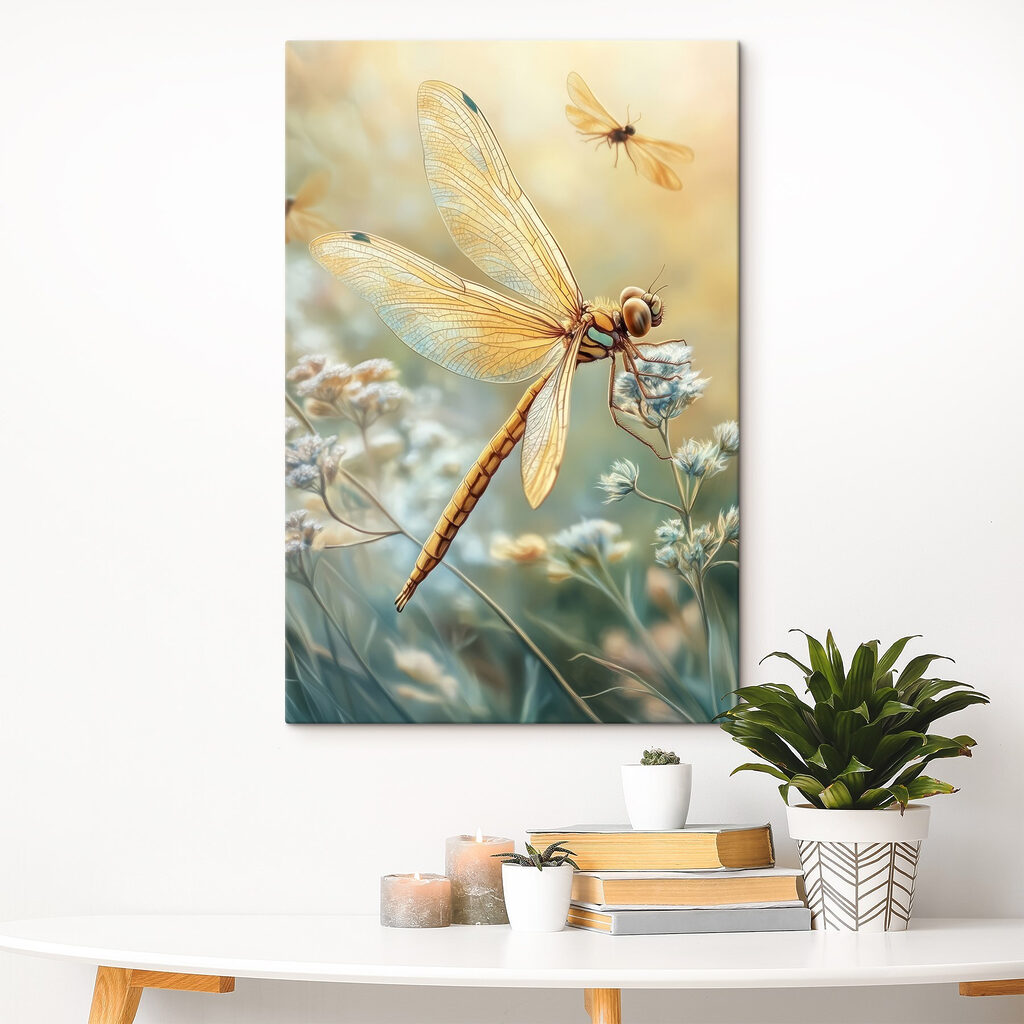 Dragonfly on a flower Dragonfly on a flower