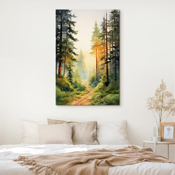 Cuadros Acuarela de un bosque (SKU: s41637) Cuadros Cuadros Acuarela de un bosque (SKU: s41637)