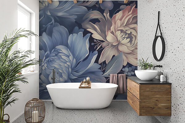 Delicate blooms in soft hues