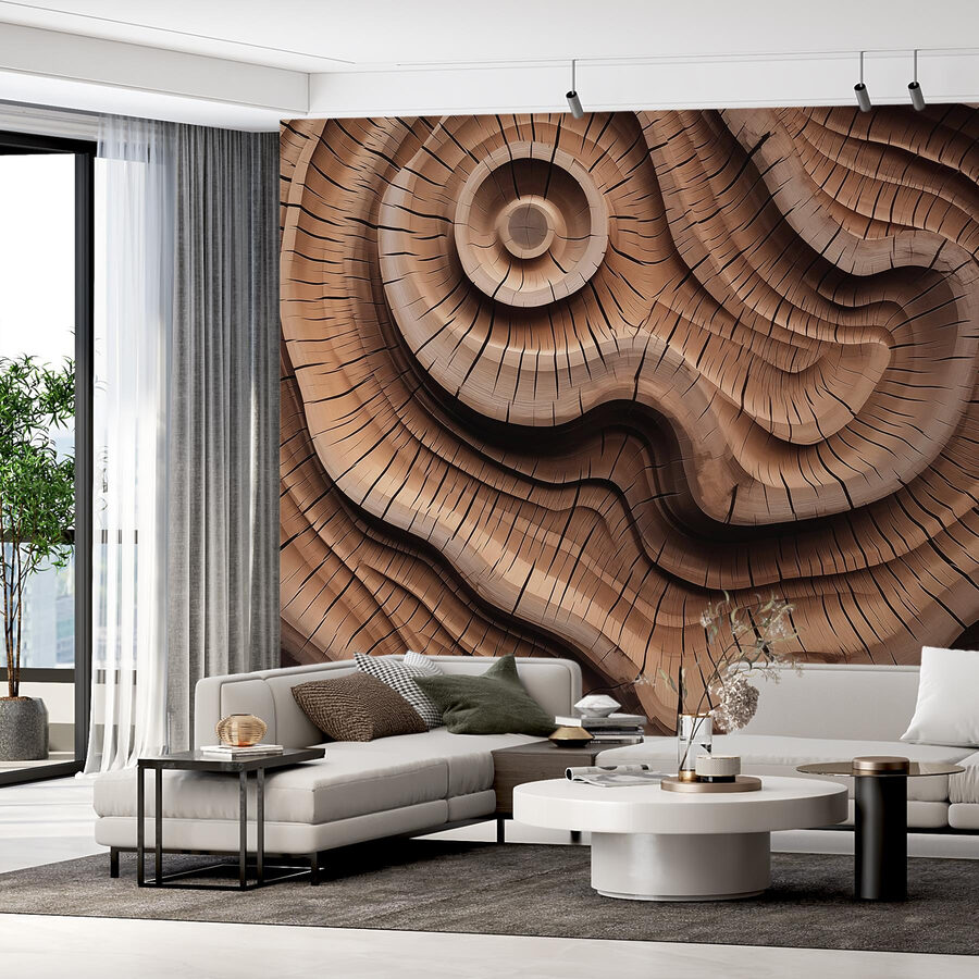 Talla de madera en espiral