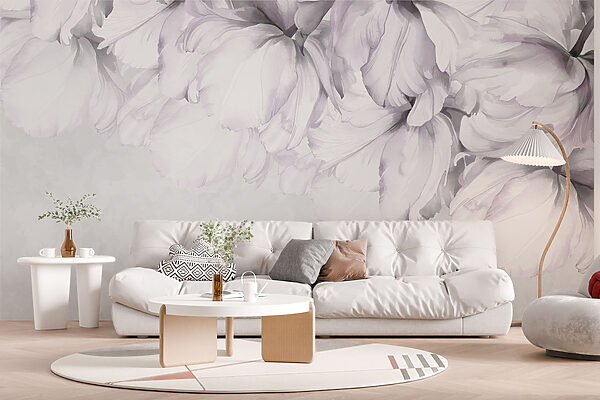 Soft petals against a muted background