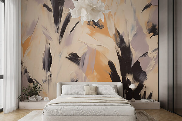 Fotomurales Fotomurales Trazos abstractos en tonos suaves (SKU: w02276)