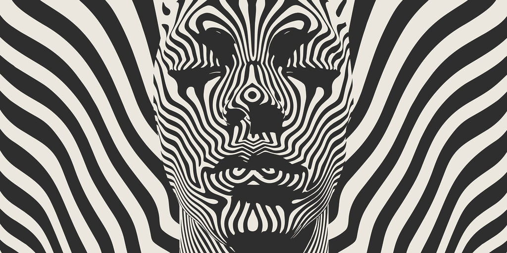 Imagen en blanco y negro del rostro de una persona Imagen en blanco y negro del rostro de una persona