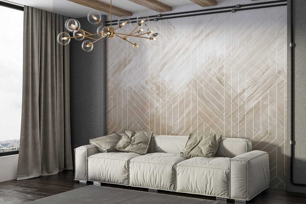 White lines on a white surface