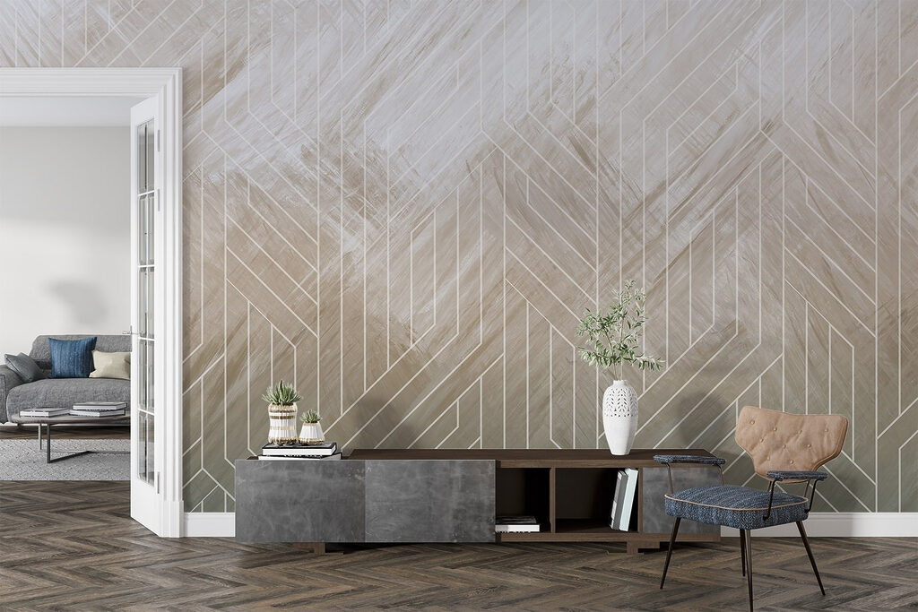 White lines on a white surface