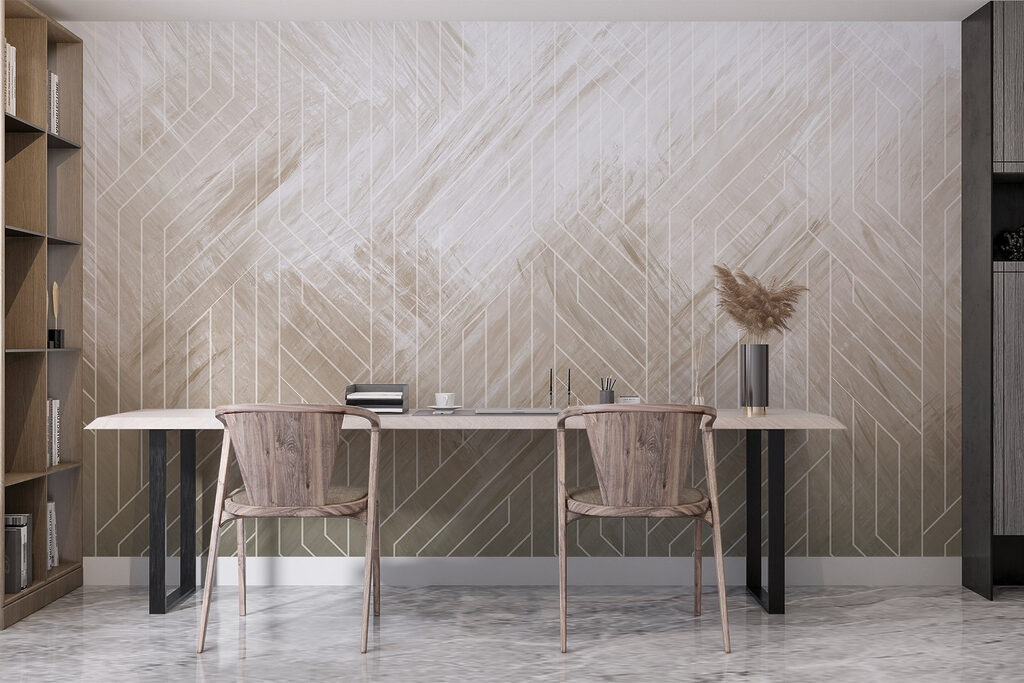 White lines on a white surface