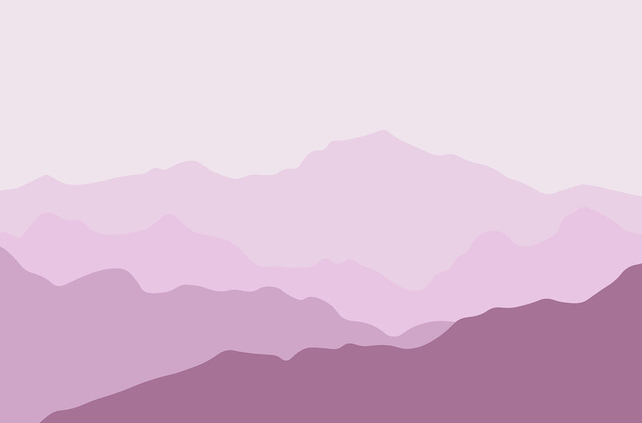 Purple mountains with white clouds Purple mountains with white clouds