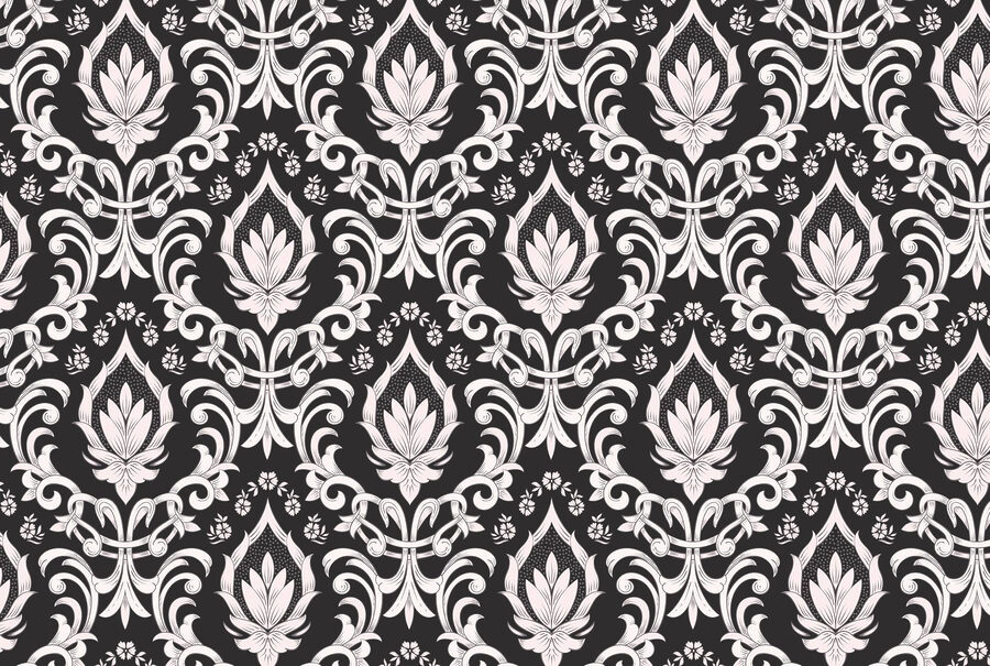 Papel pintado blanco y negro